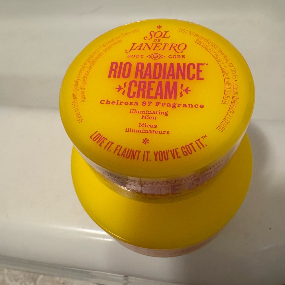 Sol de Janeiro Bright Yellow Cream Jar